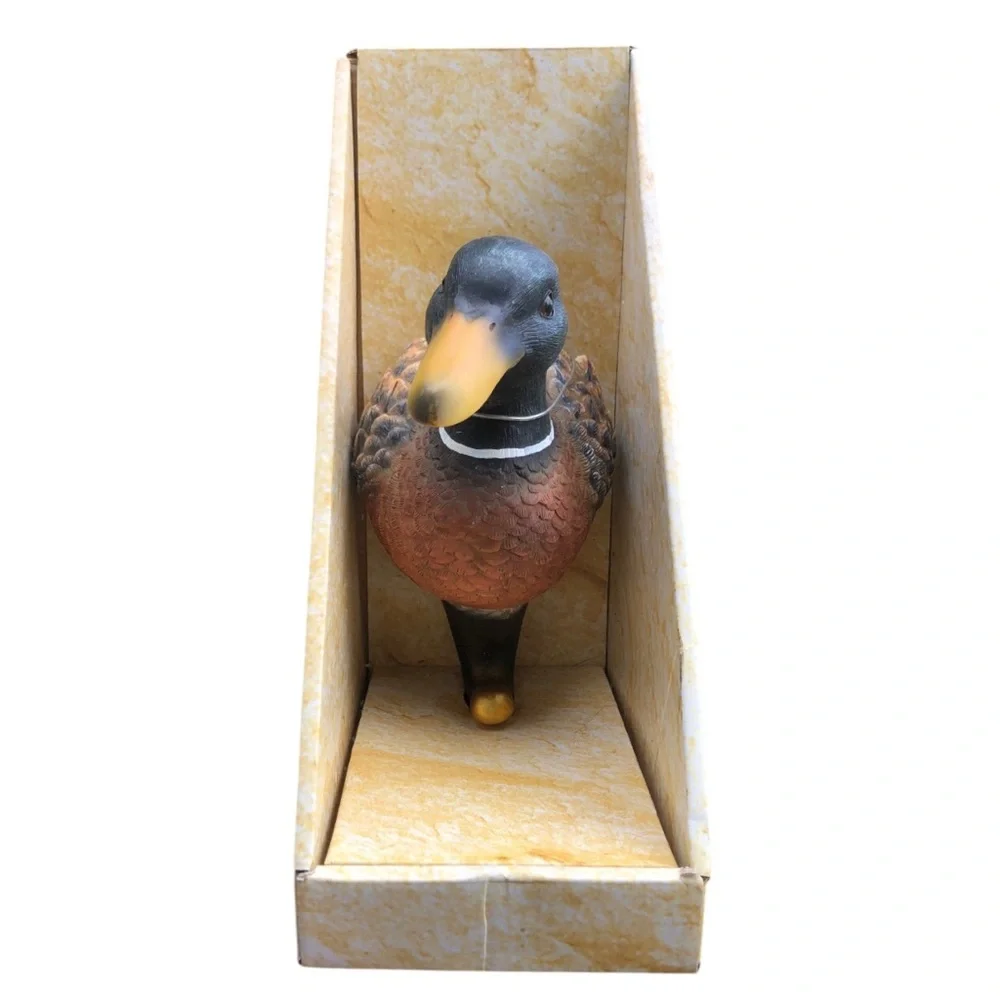 Duck Handpainted Decorative Wall Hook Figurine (15840)